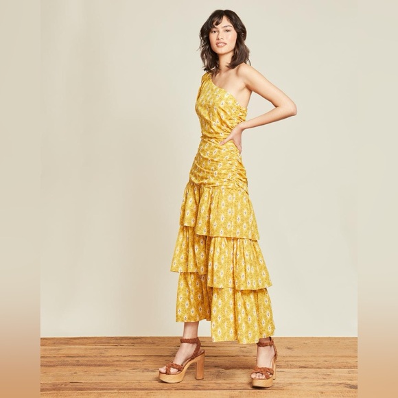 Veronica Beard NWT Virginia one shoulder dress - Picture 3 of 14